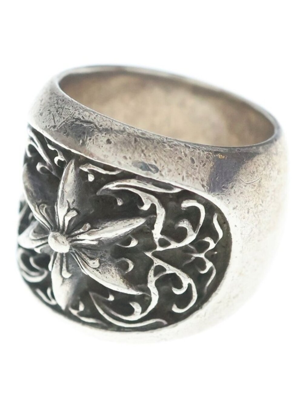 Chrome Hearts Clssc Oval Star Classic Ring Silver